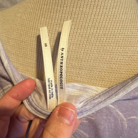 Anthropologie ruffled puff sleeve crop top, XS - Picture 7 of 12